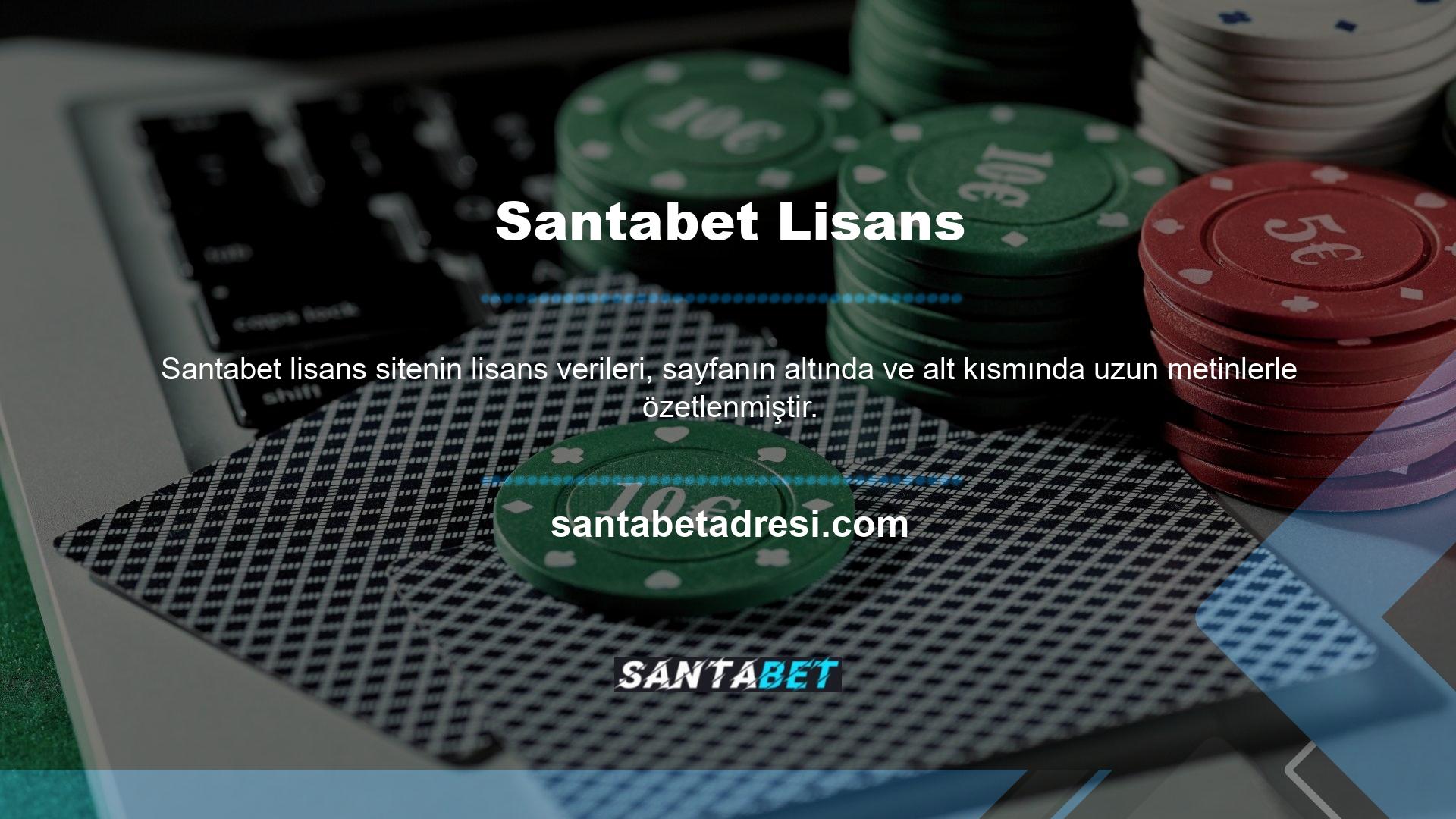 Santabet hangi ülkedir? Aslında son paragrafın sonundaki açıklamamız her markada mevcut değil