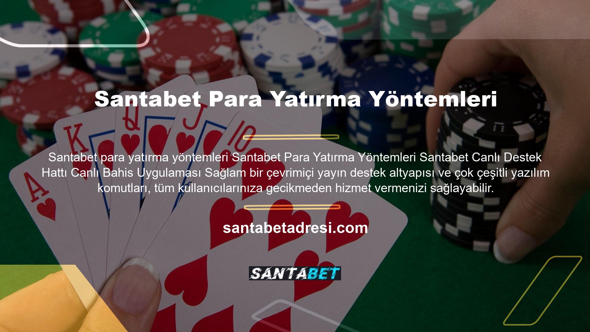 Santabet canlı bahis sitesinin kullanıcıları diledikleri zaman canlı destekten yardım isteyebilir ve yanıt alabilirler