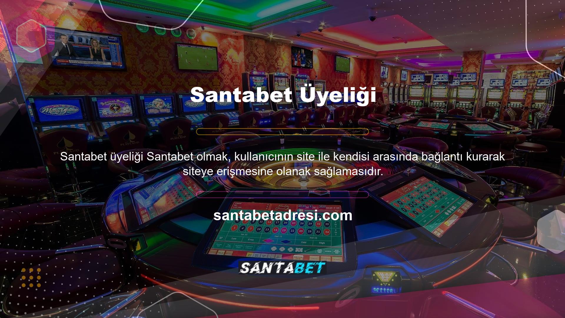 Santabet web sitesi potansiyel üyeleri çekmek için tasarlanmıştır ve gerekli tüm bilgiler halihazırda ekranda gösterilmektedir