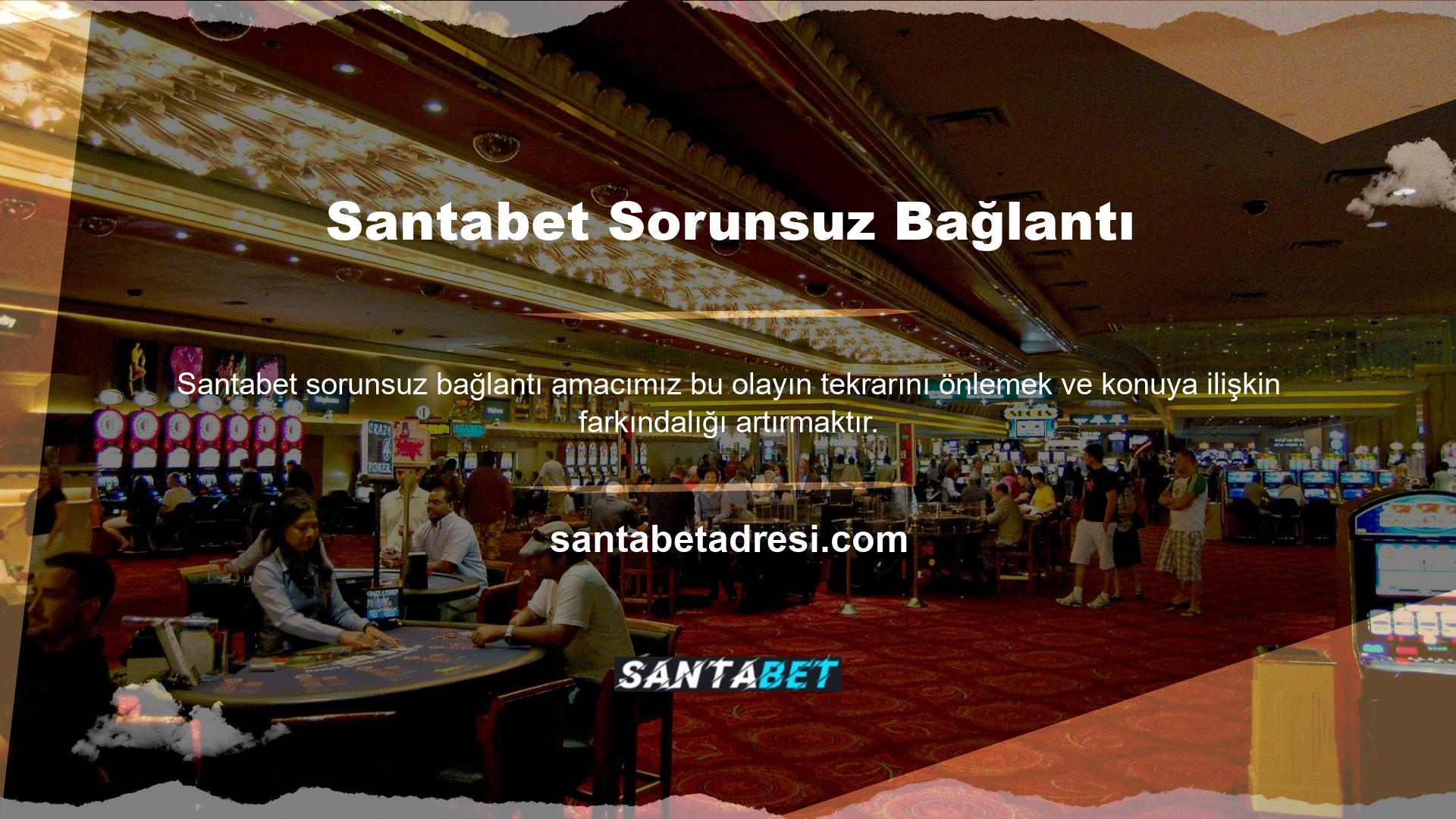 Birisi size neden kısa sürede önemli miktarda para versin ve onunla evlenmenizi nasıl engellersiniz? Santabet oyuncuları bahis faaliyetleri aracılığıyla bonus kazanma şansına sahip oldukları gibi ayrıca özel bir Santabet canlı bahis yeniden yükleme bonusu da alabilirler